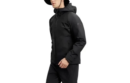 Мужская ветровка Fila для активного отдыха, черная