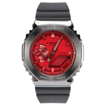 Мужские часы Casio Full Metal GM-2100B-4APR, красные