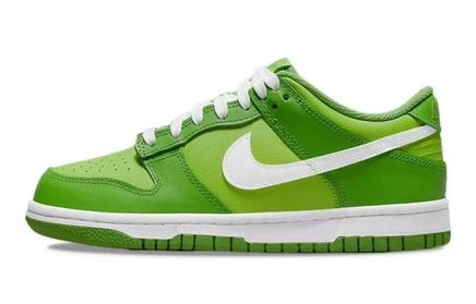 Кеды для девочек Nike Dunk Low GS, хлорофилл