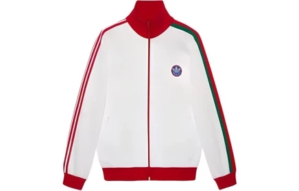 Мужская куртка Gucci x Adidas, белая