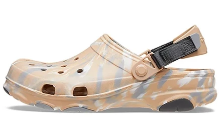 Сабо Crocs All Terrain Marbled Classic, разноцветные