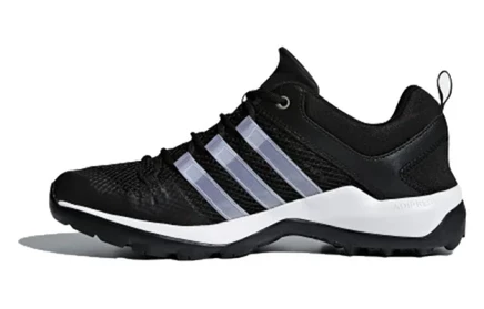 Мужские дышащие кроссовки Adidas, черно-серебристые