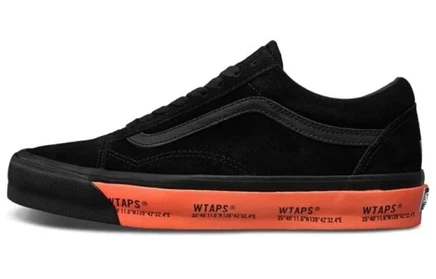 Мужские кеды Vans WTAPS Old Skool, черно-оранжевые