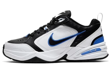 Мужские кроссовки Nike Air Monarch IV, черно-бело-синие