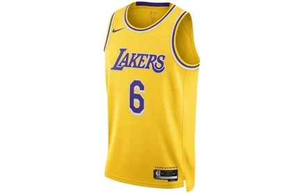 Мужская майка Nike Lakers LeBron James, желтая