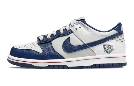 Детские кеды Nike Dunk Low EMB NBA 75, Brooklyn Nets
