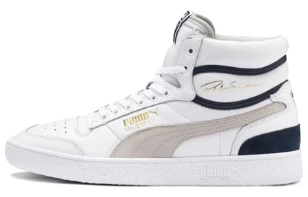 Мужские кроссовки Puma Sampson Mid, бело-серо-фиолетовые