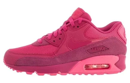 Женские кроссовки Nike Air Max 90 Premium, ягодно-красные