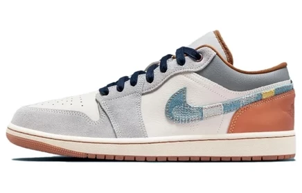 Мужские кроссовки Jordan Air Jordan 1 Low SE, бело-синие