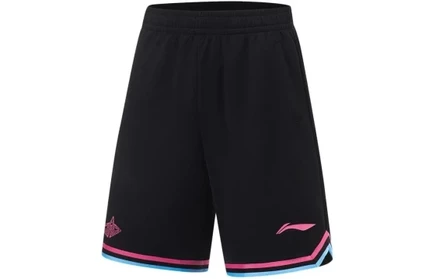 Мужские шорты Li-Ning 6914163833617, черно-розовые