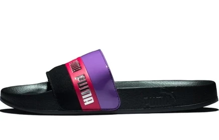 Женские сланцы Puma Leadcat Remix, черно-фиолетовые