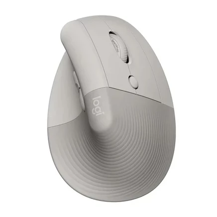 Вертикальная мышь Logitech Lift Bluetooth, бежевая
