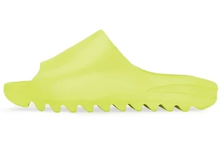 Женские шлепанцы Adidas Yeezy Slides, салатовые