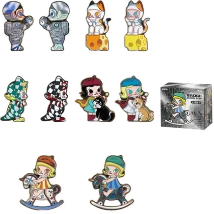 Значок POP MART MOLLY Anniversary Sculpture