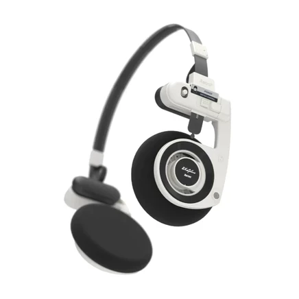 Накладные наушники WhatPlus RETRO Bluetooth R3, бело-черные