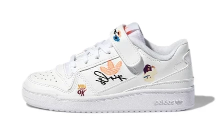 Кеды для девочек adidas Originals Forum Low C, белые