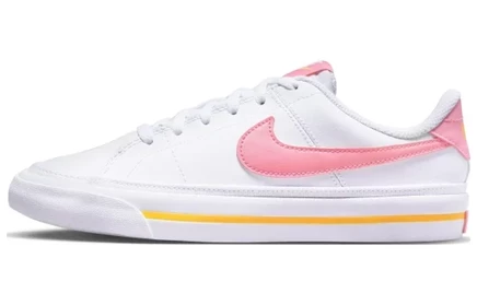 Кеды для девочек Nike Court Legacy GS, бело-коралловые