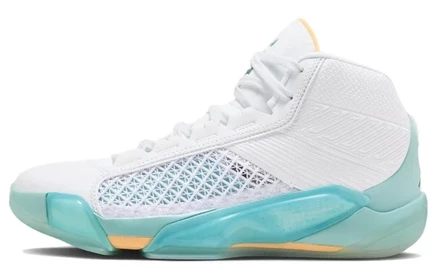 Мужские кроссовки Jordan 38 Guo Ailun, бело-синие
