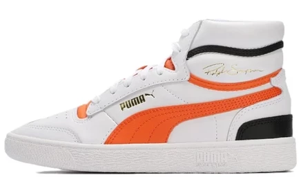 Мужские кеды Puma Ralph Sampson Mid, бело-оранжевые