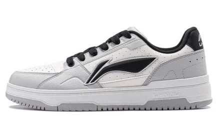 Мужские кеды Li-Ning Tianji 2.0, бело-серо-чёрные