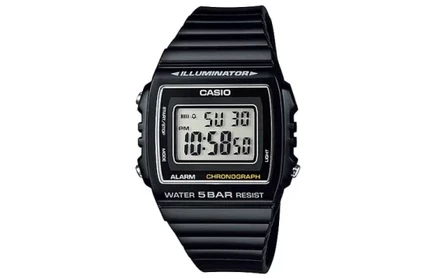 Мужские часы Casio W-215H-1AJH, черный ремешок