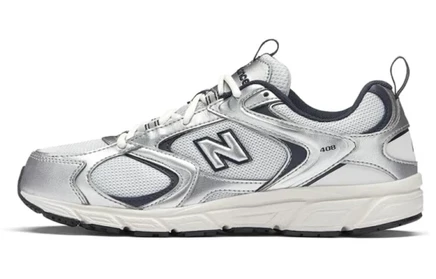 Мужские кроссовки New Balance 408, серебристые