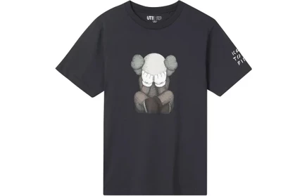 Мужская футболка Uniqlo KAWS Tokyo First, серая