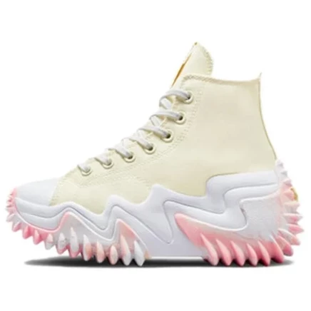 Кроссовки женские Converse Run Star Motion Cx Hi Soft Dune Pink Marbled yellow white pink