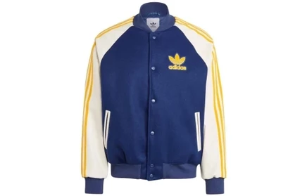 Мужская куртка-бомбер adidas Originals Baseball, синяя