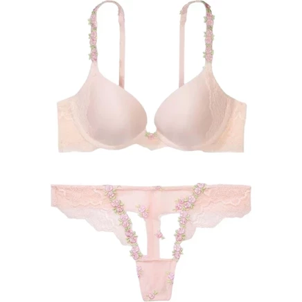 Женский комплект нижнего белья Victoria's Secret, розовый