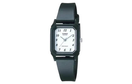 Мужские часы Casio Standard, белый циферблат, черные