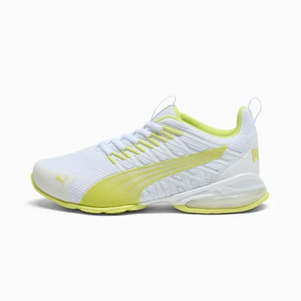 Женские кроссовки Puma Voltaic Evo Wide, бело-лимонные