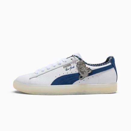 Кроссовки Puma Clyde NYC Graffiti, бело-синие