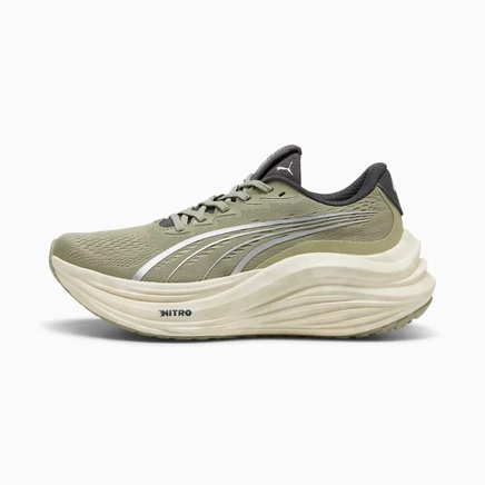 Женские беговые кроссовки Puma MagMax NITRO, хаки/белые/серые