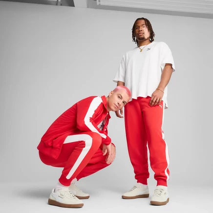 Мужские трековые штаны Puma T7, красные