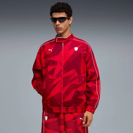 Мужская куртка T7 PUMA Scuderia Ferrari, красная rosso corsa