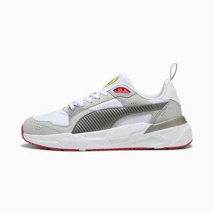 Мужские кеды PUMA Ferrari Trinity 2, светло‑серые/белые