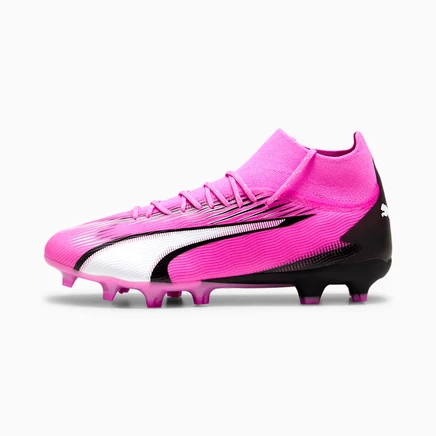 Мужские футбольные бутсы Puma ULTRA PRO, розово-бело-черные