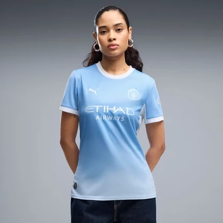 Женская футболка Puma Manchester City Home, светло-голубая