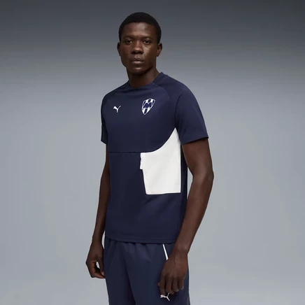 Мужская футболка Puma PUMATECH Monterrey, темно-синяя и белая