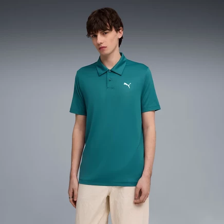 Мужское поло Puma Essentials с технологией dryCELL, изумрудное
