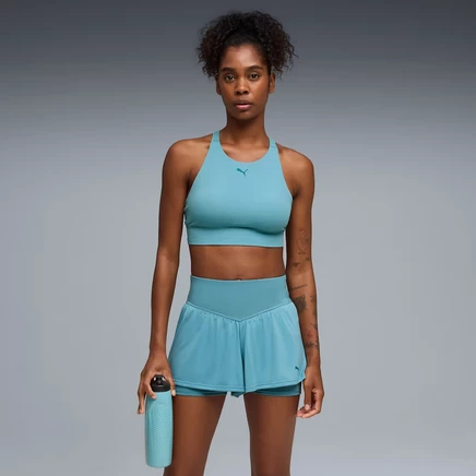 Женский спортивный бюстгальтер Puma Shapeluxe High Neck, морской