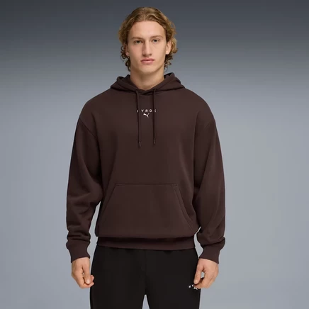 Мужское худи Puma x HYROX, шоколадное