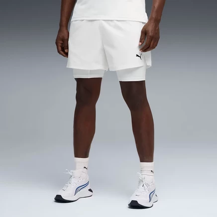 Мужские шорты Puma PWRMODE 2-в-1, белые