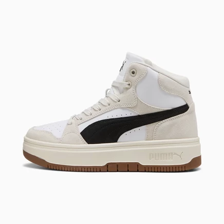 Женские кроссовки Puma Rebound Mid, бело-черно-кремовые