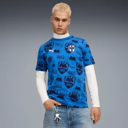 Мужская футбольная футболка Puma C.F. Monterrey, интенсивно-синяя