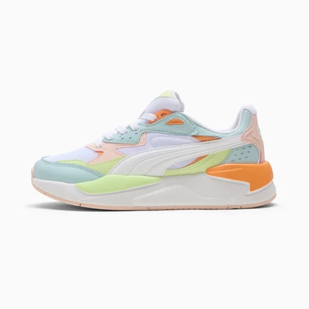 Женские кроссовки Puma X-Ray Speed, бело-зеленые