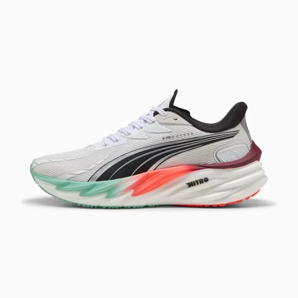 Женские кроссовки Puma x HYROX NITRO 4, бело-мятно-красные