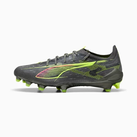 Женские футбольные бутсы Puma ULTRA 5 ULTIMATE, матовый серебристо-желтый