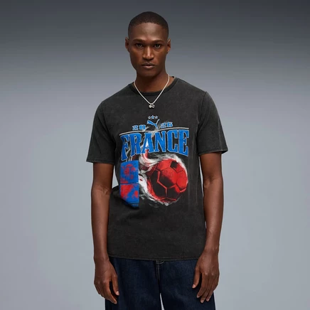 Мужская футболка Puma Fanpack 90s Graphics, черно-белая